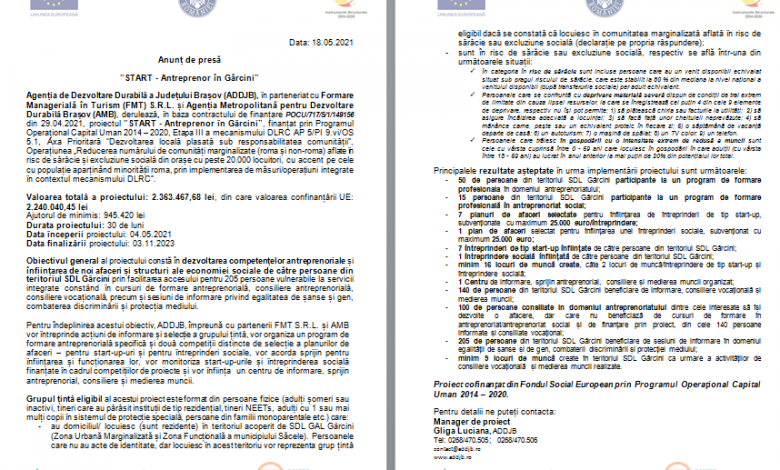 Anunț de presă „START - Antreprenor în Gârcini” 1 garcini.png