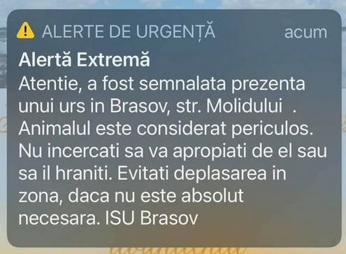 BRAȘOV. Petronela Rotar: „Probabil soluția e să ne baricadăm în case” 1 alerta_9.jpg