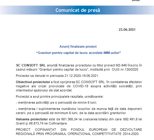 Anunț finalizare proiect „Granturi pentru capital de lucru acordate IMM-urilor” 1 consoft_2.png