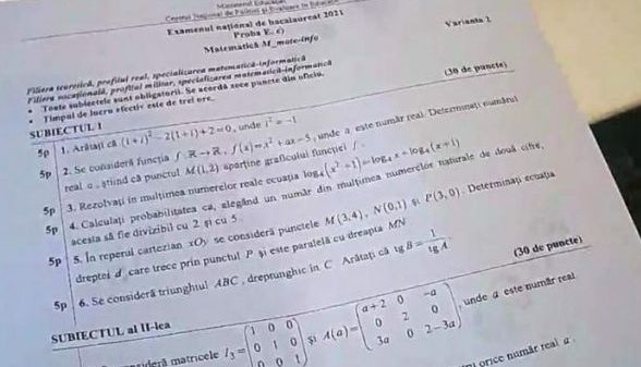 BRAȘOV. Alți doi candidați eliminați din examenul de BAC / Subiecte stufoase la matematică 1 subiecte-mate-info-bac-2021.jpg