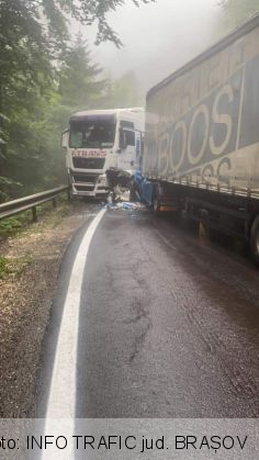BRAȘOV. ULTIMA ORĂ. Coliziune între TIR-uri, pe DN 1A 1 FB_IMG_1626796955310_289756.jpg
