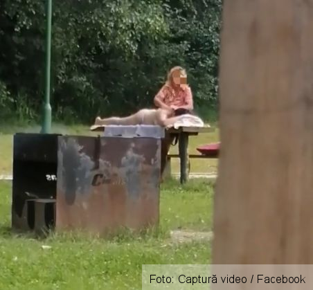 BRAȘOV. Ședință de masaj pe... masa de picnic (Galerie FOTO) 1 Screenshot_20210712-194147_Facebook_289551.jpg