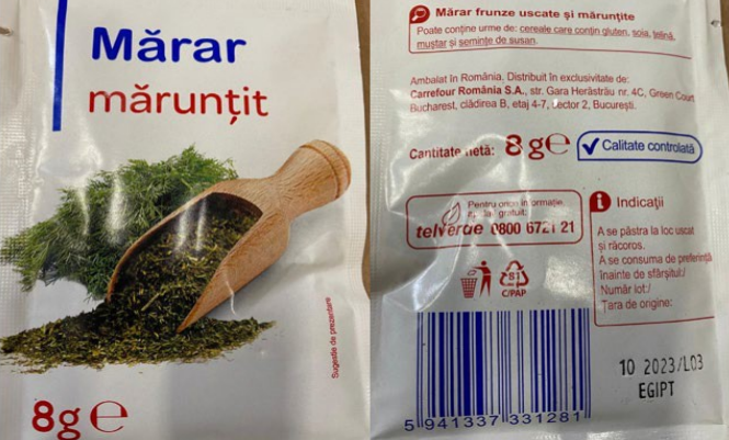 ATENȚIE! Mărar și înghețată, scoase de la comercializare! MOTIVELE... 1 marar.png