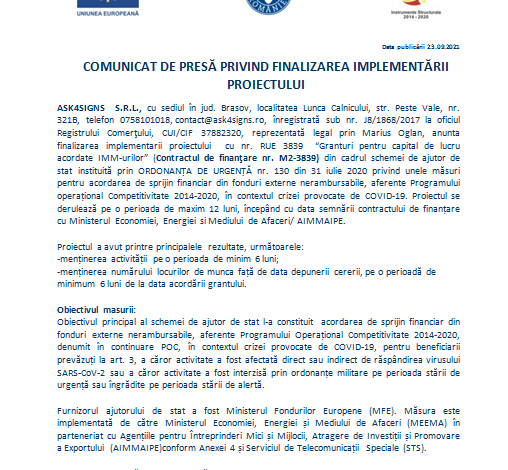 COMUNICAT DE PRESĂ PRIVIND FINALIZAREA IMPLEMENTĂRII PROIECTULUI 1 ask_2.png
