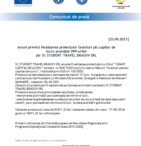 Anunț privind finalizarea proiectului Granturi ptr. capital de lucru acordate IMM-urilor ptr. SC STUDENT TRAVEL BRASOV SRL 1 travel.png