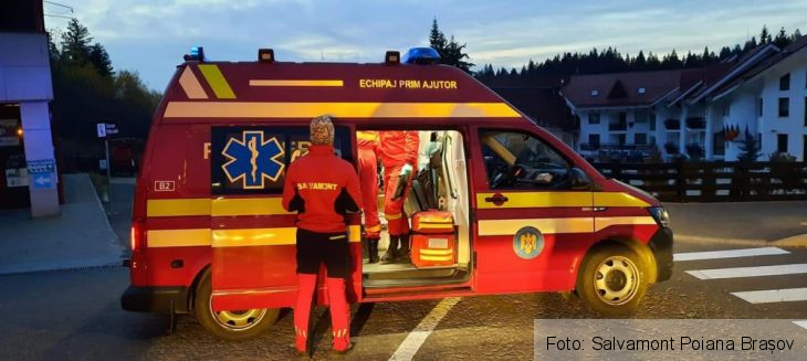BRAȘOV. Biciclist coborât din Poiană cu... ambulanța 1 FB_IMG_1636136667627_292423.jpg