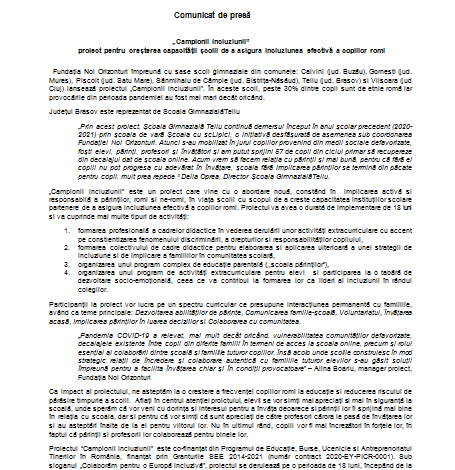 „Campionii incluziunii” - proiect pentru creșterea capacității școlii de a asigura incluziunea efectivă a copiilor romi 1 teliu_2.png