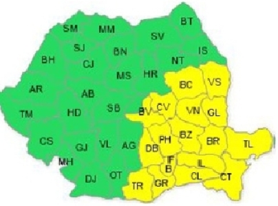 Cod galben de ninsori! Brașovul este inclus 5 | MyTex.ro