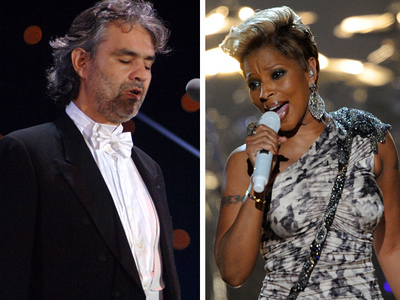Recital Mary J. Blige - Andrea Bocelli, la gala Grammy, pentru sinistrații din Haiti 5 | MyTex.ro