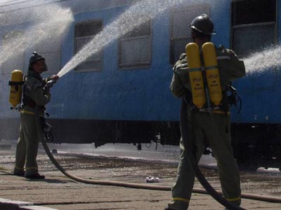 Un tren personal a luat foc, doi călători au fost răniți 5 | MyTex.ro