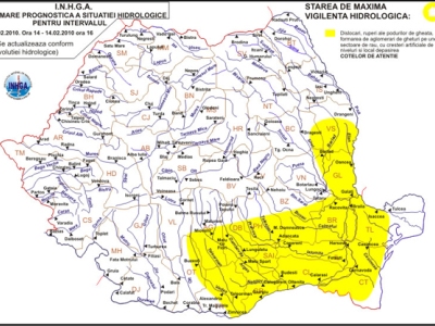 Cod galben de inundații în sudul și sud-estul țării 5 | MyTex.ro