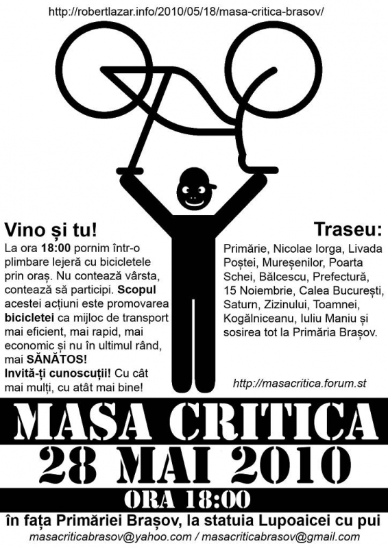 Brașov. Masa Critică are loc vineri 6 article_256045_1.jpg