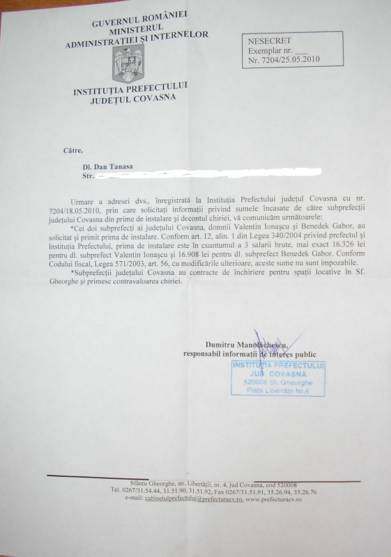 Câte 16.000 de lei, prima de instalare pentru subprefecții de Covasna 9 article_256356_2.jpg