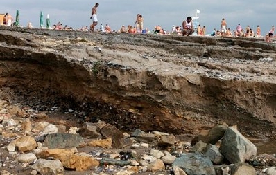 Faleza de la Eforie Sud s-a prăbușit 5 | MyTex.ro
