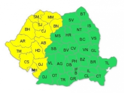Cod galben de ploi torențiale pentru 13 județe 5 | MyTex.ro