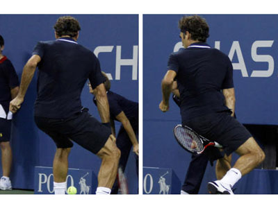 Show cu Roger Federer la US Open 5 | MyTex.ro