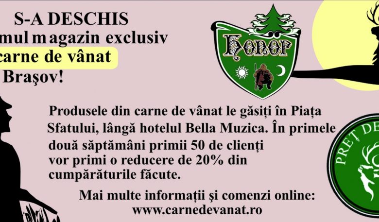 S-a deschis primul magazin exclusiv cu CARNE de VÂNAT din Brașov! 5 | MyTex.ro