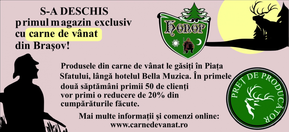 S-a deschis primul magazin exclusiv cu CARNE de VÂNAT din Brașov! 6 article_299554_1.jpg
