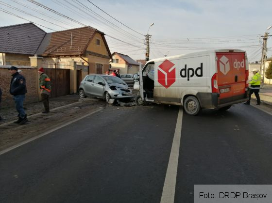 BRAȘOV. Blocaj pe DN 10, după un accident 7 | MyTex.ro