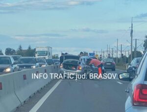 Carambol în zona localității Hărman | MyTex.ro