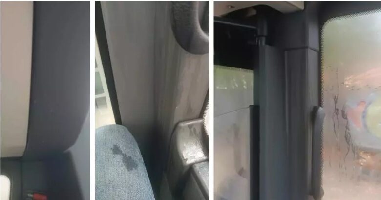 În autobuzul RATBV nou plouă ca afară (video) 1 autobuz electric, autobuz nou, autobuz SOR, autobuz Brașov, RATBV, plouă în autobuz, apă în autobuz,