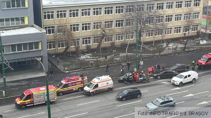 BRAȘOV. Accident lângă Colegiul Dr. Ioan Meșotă! 5 | MyTex.ro