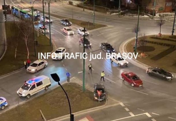BRAȘOV. Coliziune în sensul giratoriu de la Generali! 7 | MyTex.ro