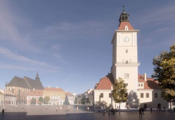BRAȘOV. Cum va arăta Piața Sfatului după renovare?! Primarul Coliban a postat noi imagini (Galerie FOTO) 23 | MyTex.ro