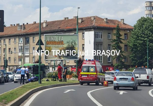 BRAȘOV. ULTIMA ORĂ. Accident în zona „Trei alimentare” / Traficul, afectat! 5 | MyTex.ro