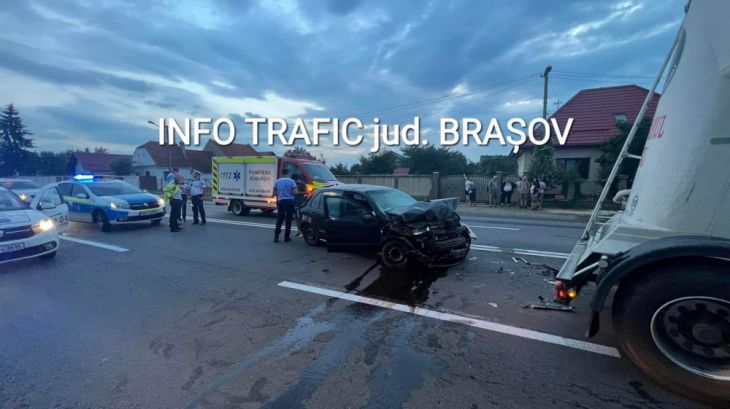 BRAȘOV. ULTIMA ORĂ. Accident la ieșire din oraș spre Feldioara! 9 | MyTex.ro
