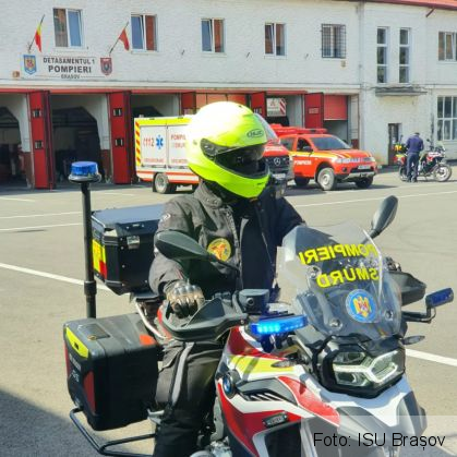 BRAȘOV. Motocicletele SMURD intră în acțiune, de astăzi 7 | MyTex.ro