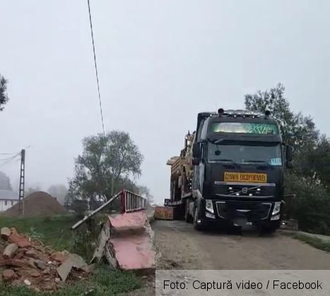 Convoi cu tehnică militară, blocat pe un drum din județul BRAȘOV 17 | MyTex.ro
