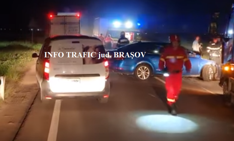 BRAȘOV. Un șofer BĂUT a intrat cu mașina într-un TIR, pe DN 13 5 | MyTex.ro