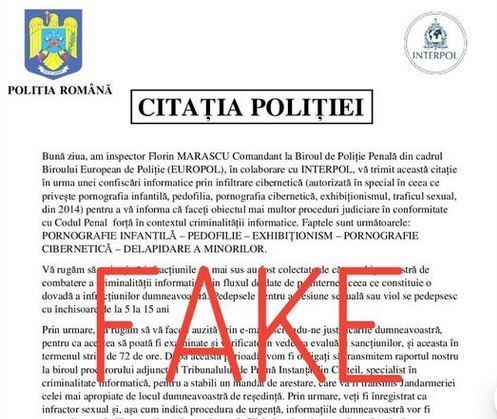 Poliția Română, avertisment asupra unui nou tip de înșelăciune online 5 | MyTex.ro