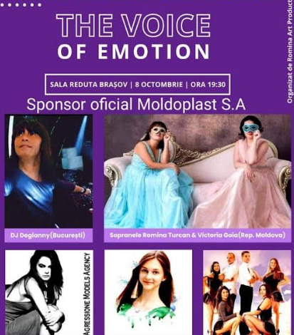 BRAȘOV. „The Voice of Emotion” este parte din tine! - Spectacol la Sala Reduta... 5 | MyTex.ro