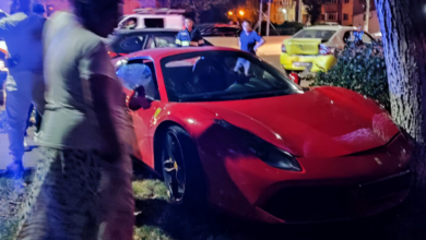 Accident cu Ferrari-ul lui Tzanca Uraganu