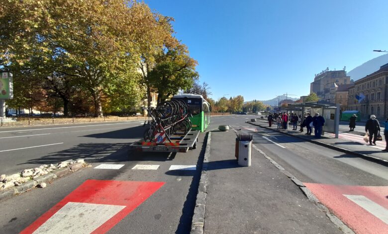 Serviciul de transport biciclete pe linia 20, sistat de RATBV 1 transport biciclete | MyTex.ro