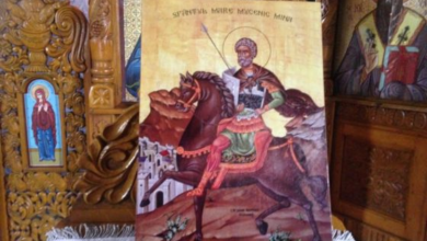 Sfântul Mare Mucenic Mina, Sf. Mina, 11 noiembrie, biserică,Spitalul Tractorul, hram, păgubiți,