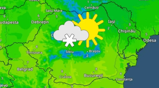 Cum va fi vremea în week-end / Unde va ninge 1 Cum va fi vremea în week-end | MyTex.ro