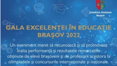 Gala Excelenței în Educație, elevi, profesori, premii, brașoveni, Brașov, Consiliul Județean Brașov, premii bănești, performanță.,