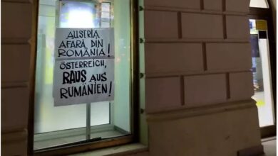 mesaj, Raiffeisen, sucursală, bancă, Raiffeisen Brașov, austria afară din România