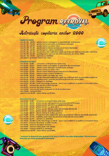 RETROVAL revine la AFI Brașov în perioada 30 iunie - 2 iulie 7 | MyTex.ro