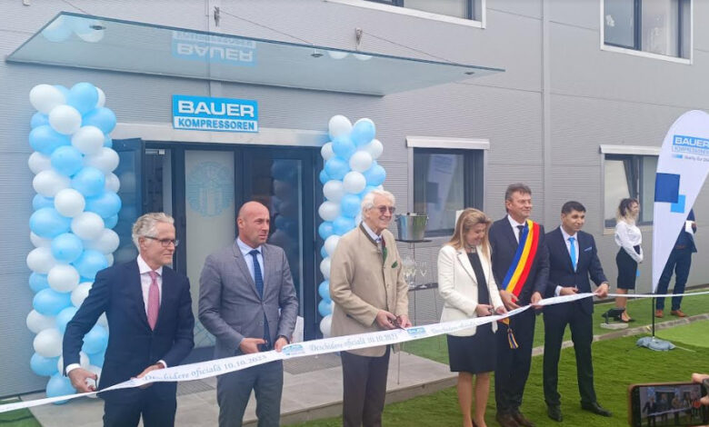 BAUER KOMPRESSOREN ÎȘI CONSOLIDEAZĂ POZIȚIA GLOBALĂ PRIN INAUGURAREA FABRICII DE PRODUCȚIE DE COMPRESOARE DIN GHIMBAV 5 | MyTex.ro