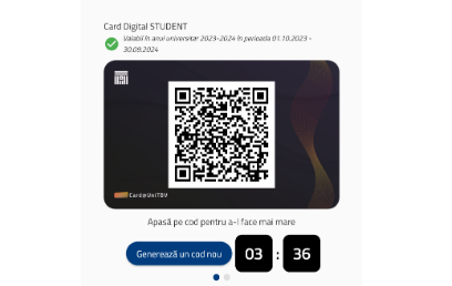Universitatea Transilvania Brașov a introdus cardurile digitale pentru studenți 3 Universitatea Transilvania Brașov | MyTex.ro