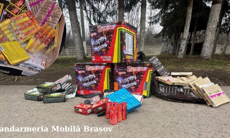 Mii de articole pirotehnice au fost confiscate de jandarmii brașoveni, înainte de Revelion 3 Articole | MyTex.ro