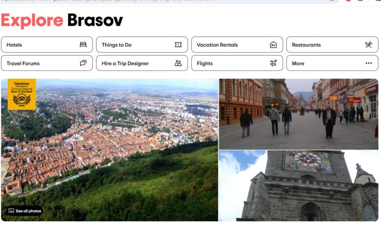 Brașovul - pe Tripadvisor / Ce a spus primarul Allen Coliban 3 Brașovul - pe Tripadvisor | MyTex.ro