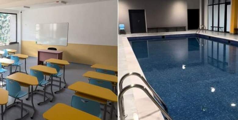 Școală din România cu piscină și încălzire prin pardoseală | MyTex.ro