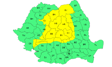 Atenție - cod galben de precipitații (și) la Brașov | MyTex.ro