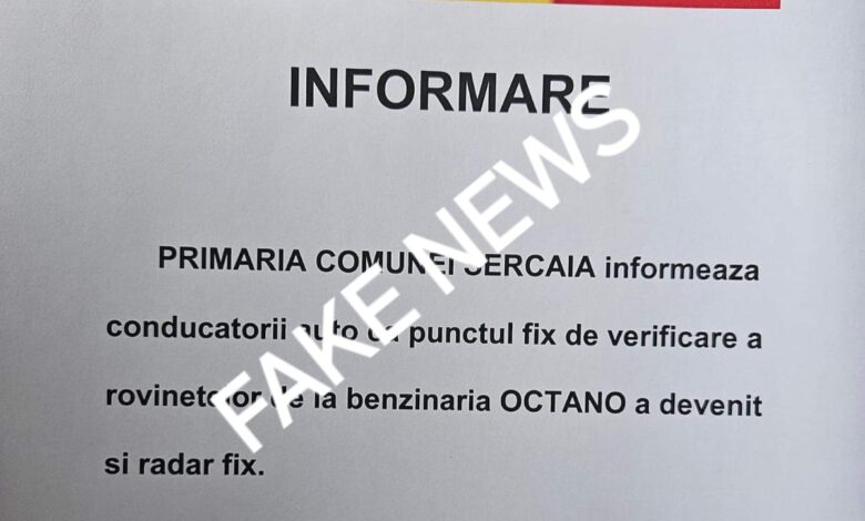 Fake news răspândit în numele unei primării din județul Brașov 3 Fake | MyTex.ro