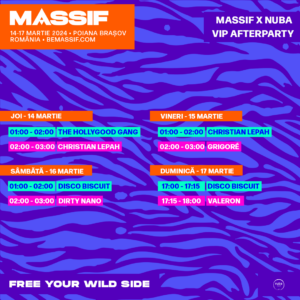 Festivalul Massif anunță programul complet pe zile | MyTex.ro